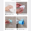 Wall Adhesive Toothbrush Holder Bracket Rinsing Mug Cup Hanger Bathroom Rack