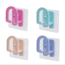 Wall Adhesive Toothbrush Holder Bracket Rinsing Mug Cup Hanger Bathroom Rack