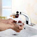 Brass Automatic Infrared Sensor Sink Basin Faucet Hands Free Auto Mixer Tap