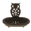 Rustic Cast Iron Owl Design Soap Holder Soap Dish Container for Home Farmhouse Hotel Decor