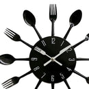 12H Display Clock Creative 3D 12x2inch Silent Slip Wall Clock Sticker Decal, 12inch Dia