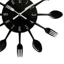 12H Display Clock Creative 3D 12x2inch Silent Slip Wall Clock Sticker Decal, 12inch Dia