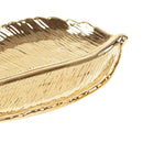 Pineapple Gold Plated Fruit Bowl Dish Food Tray Bowl Jewelry Case 3kg Leaf