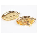 Pineapple Gold Plated Fruit Bowl Dish Food Tray Bowl Jewelry Case 3kg Leaf