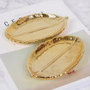 Pineapple Gold Plated Fruit Bowl Dish Food Tray Bowl Jewelry Case 3kg Leaf