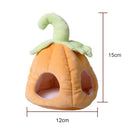 Lovely Warm Small Cats Dogs Pet Nest Hamster Bed Hammock Pumpkin Patch Shape