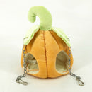 Lovely Warm Small Cats Dogs Pet Nest Hamster Bed Hammock Pumpkin Patch Shape