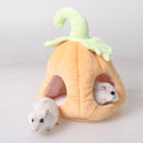 Lovely Warm Small Cats Dogs Pet Nest Hamster Bed Hammock Pumpkin Patch Shape