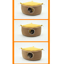 Pet Puppy Rat Chinchilla Hamster Guinea Pig CAKE Bed Nest Warm Cave House