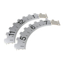 Creative 3D DIY Large Wall Art Rotary Gear Clock Mechanical Calendar for Living Room Home Decorations Silver