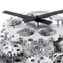 Battery Powered 3D Metal Human Brain Gear Wall Clock Decorative Clock Collectable Gift