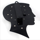 Battery Powered 3D Metal Human Brain Gear Wall Clock Decorative Clock Collectable Gift