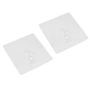 2x Self Adhesive Wall Door Hook Hanger for Towel Coat Hat Key Robe, Easy Removal & Strong Bearing