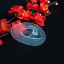 2 Round Adhesive Wall Hook Traceless Sticky Clothes Towel Hanger 6.5x6.5cm