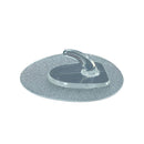 2 Round Adhesive Wall Hook Traceless Sticky Clothes Towel Hanger 6.5x6.5cm