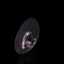 2 Round Adhesive Wall Hook Traceless Sticky Clothes Towel Hanger 6.5x6.5cm