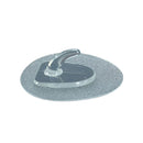 2 Round Adhesive Wall Hook Traceless Sticky Clothes Towel Hanger 6.5x6.5cm