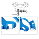 Aquarium Water Tube Holder Pipe Fixing Clip Hose Hanger Adjustable Bracket