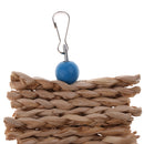 Grass Pet Cage Hanging Toy Chew Toy Bird Parrot Hamster Rabbit w/ A Bell