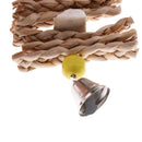 Grass Pet Cage Hanging Toy Chew Toy Bird Parrot Hamster Rabbit with A Bell