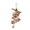 Grass Pet Cage Hanging Toy Chew Toy Bird Parrot Hamster Rabbit with A Bell
