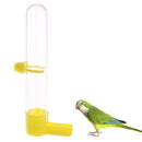 1Pcs Plastic Bird Pet Water Drinker Food Feeder w/ Clip for Lovebirds Aviary Budgie Parrot Random Color