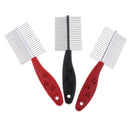 Pet Hair Grooming Brush Comb Razor Fur Hairdressing Shaving Trimmer Rake 2-side