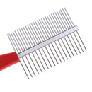 Pet Hair Grooming Brush Comb Razor Fur Hairdressing Shaving Trimmer Rake 2-side