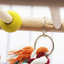 Double Deck Wooden Mouse Rat Hamster Ladder Crawling Bridge Pet Parrot Bird Toys