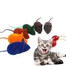 5Pcs New Plush Sound Chew Toy False Mouse Rat Pet Cat Kitten Dog Puppy Playing Squeak