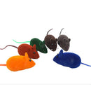 5Pcs New Plush Sound Chew Toy False Mouse Rat Pet Cat Kitten Dog Puppy Playing Squeak