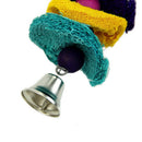 Bird Loofah Chew Toy for Parrot Macaw African Grey Budgie Parakeet Cage Toy
