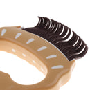 Pet Hair Trimmer Comb Elegant Hair Removing Shell Comb Portable Cat Brown