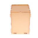 Clear Acrylic Pet Reptile Lizard Transport Breeding Feeding Case 17x17x22cm