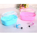 Pet Hamster House Travel Carrier PP Resin Small Animal Dwarf Hamster House Cage