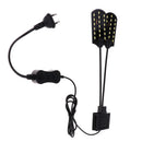 Fish Tank Clip Light Aquarium Lights X7 LED Clip Light EU Plug Double Head