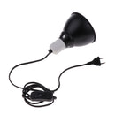 E27 Light Dome Reflector Reptile Bulb Holder Tortoise Lamp Holder EU Plug