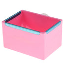 Pet Feeding Bowl Cross Fixed Design Plastic Boxes for Hamsters Rabbit Guinea Pig