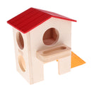 Hamster House two-layer Hut Hideout for Syrian Hamster Gerbil Mouse Rat Cage Small Animals Houses & Habitats Habitat DÃ©cor