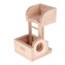 Wooden Lookout Tower Platform Toy Pet Hamster Mice Guinea Pigs Excise Toys