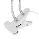 E27 LED Planting Grow Light Clip On Flexible Lamp Holder EU Plug Dual Head