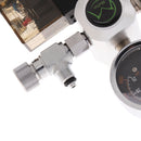 Aluminum Alloy Double-Gauge CO2 Regulator Meter With Co2 Bubble Counter EU