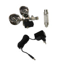 Aluminum Alloy Double-Gauge CO2 Regulator Meter With Co2 Bubble Counter EU