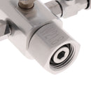 Aluminum Silver w21.8 Aquarium CO2 Pressure Reducer Carbon Dioxide Regulator