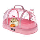 Hamster House Transparent Cabin Cage Hamster Small Animals Carrier Pet Case