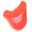 Pack of 2, Dog Squeaky Toy, Lip Shape Design, Funny Smile Play Toy ( Orange )
