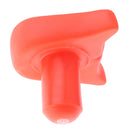Pack of 2, Dog Squeaky Toy, Lip Shape Design, Funny Smile Play Toy ( Orange )