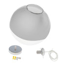 Creative Chandelier Shade Cover Ceiling Light Cover Pendant Lampshade Lighting & Ceiling Fans -Silver