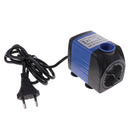 -088 Aquarium Submersible Pump Water Pump For Fish Tank Blue EU Plug