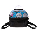 Breathable Pet Travel Backpack Space Capsule Carrier Bag Hiking Bubble Backpack for Cat & Dog Puppy ( Blue )
